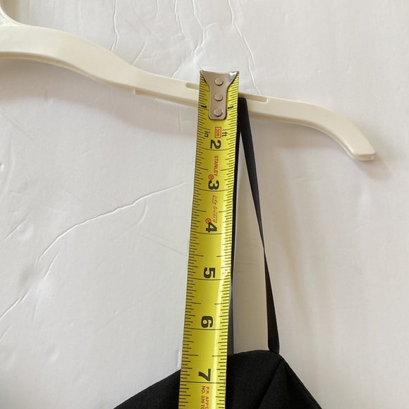 B.Darlin black spaghetti strap skater dress with embroidered roses at waist - Picture 13 of 15